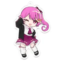 Musubime Tsuzuri - Key Chain - Acrylic Key Chain - VTuber Size-70 x 70 (mm)