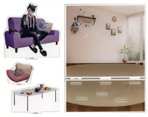 Kageyama Shien - Acrylic Diorama Stand - Acrylic stand - HOLOSTARS