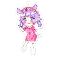 Yumeno Neru - Key Chain - Acrylic Key Chain - VTuber Size-70 x 70 (mm)