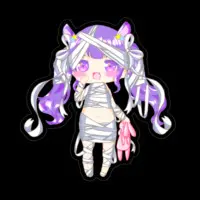 Yumeno Neru - Stickers - VTuber Size-100 x 100 (mm)