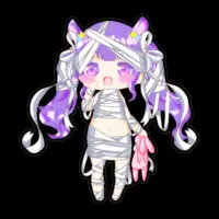Yumeno Neru - Stickers - VTuber Size-160 x 160 (mm)