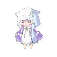 Yumeno Neru - Stickers - VTuber Size-100 x 100 (mm)