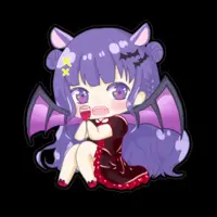 Yumeno Neru - Stickers - VTuber Size-160 x 160 (mm)