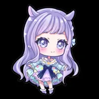 Yumeno Neru - Stickers - VTuber Size-160 x 160 (mm)