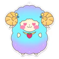 Yumeno Neru - Key Chain - Acrylic Key Chain - VTuber Size-100 x 100 (mm)