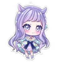 Yumeno Neru - Key Chain - Acrylic Key Chain - VTuber Size-100 x 100 (mm)