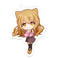 Hinatuki Hiyori - Key Chain - Acrylic Key Chain - VTuber Size-50 x 50 (mm)