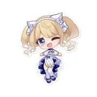 Hinatuki Hiyori - Stickers - VTuber Size-100 x 100 (mm)