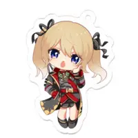 Hinatuki Hiyori - Key Chain - Acrylic Key Chain - VTuber Size-50 x 50 (mm)