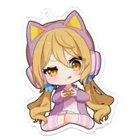 Hinatuki Hiyori - Key Chain - Acrylic Key Chain - VTuber Size-70 x 70 (mm)