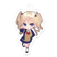 Hinatuki Hiyori - Key Chain - Acrylic Key Chain - VTuber Size-50 x 50 (mm)