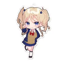 Hinatuki Hiyori - Key Chain - Acrylic Key Chain - VTuber Size-100 x 100 (mm)