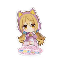 Hinatuki Hiyori - Acrylic stand - VTuber Size-70x70mm