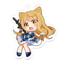 Hinatuki Hiyori - Key Chain - Acrylic Key Chain - VTuber Size-50 x 50 (mm)