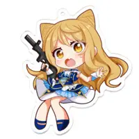 Hinatuki Hiyori - Key Chain - Acrylic Key Chain - VTuber Size-70 x 70 (mm)