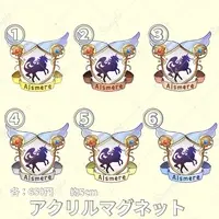 Akaduki Seika - Hand-signed - Badge - Magnet - VTuber