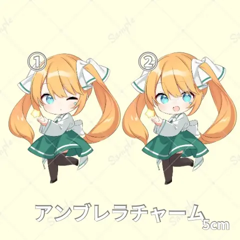 Akaduki Seika - Complete Set - Portrait - Key Chain - VTuber