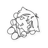 VTuber - Stickers Size-100 x 100 (mm)