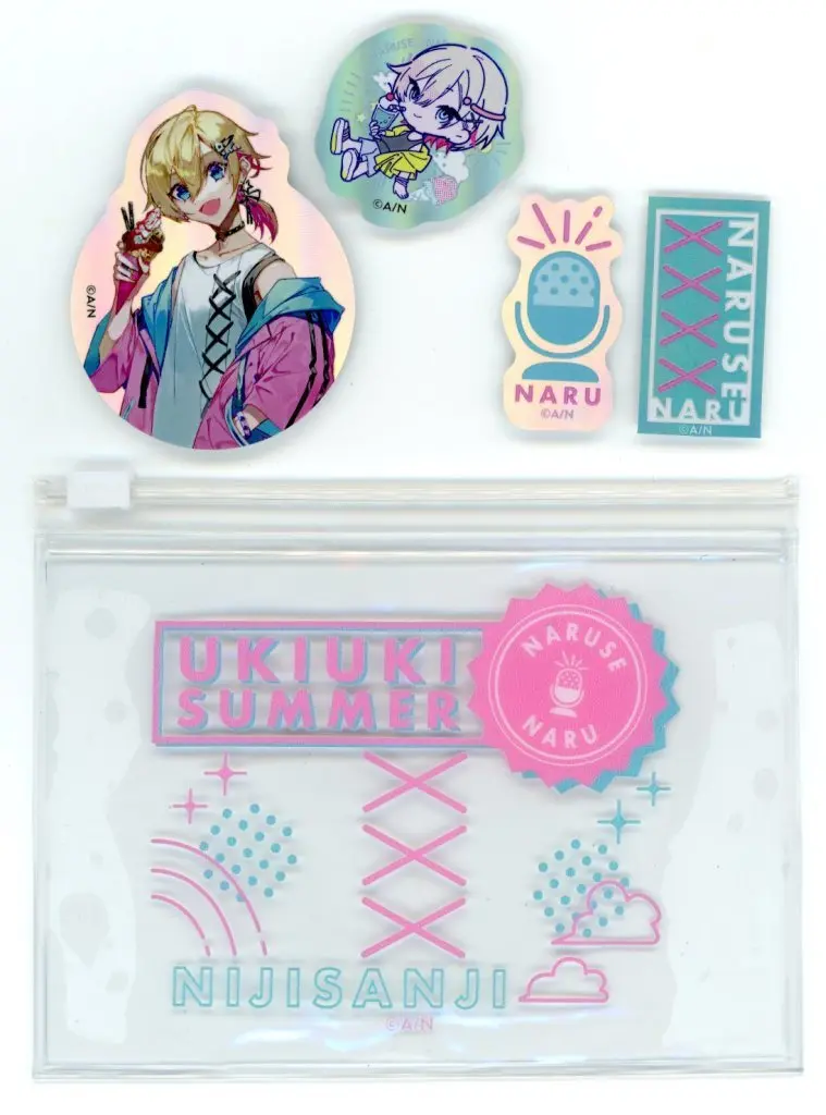 Naruse Naru - Pouch - Stickers - Nijisanji