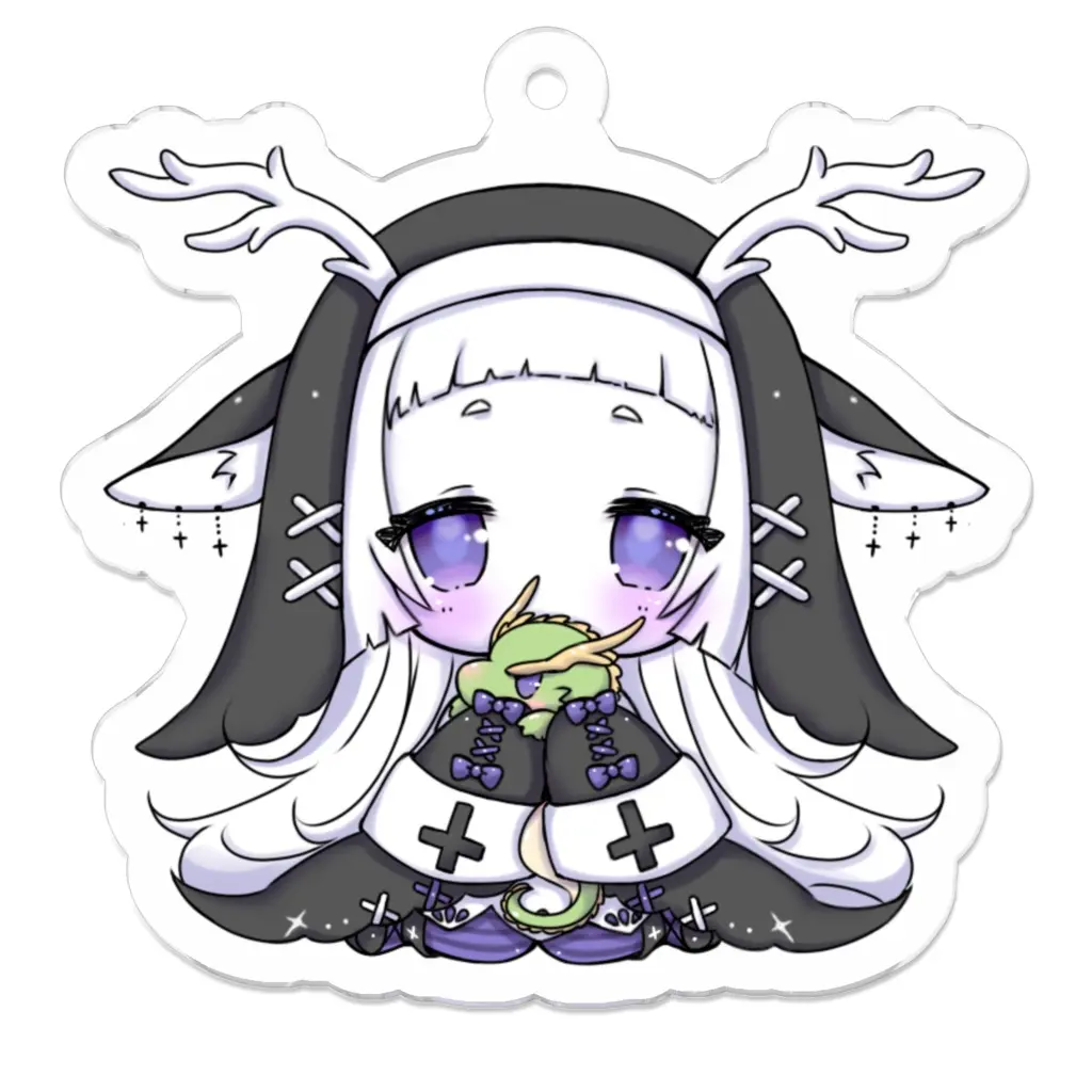 Tilia Synthvia - Acrylic Key Chain - Plush - Key Chain - VTuber