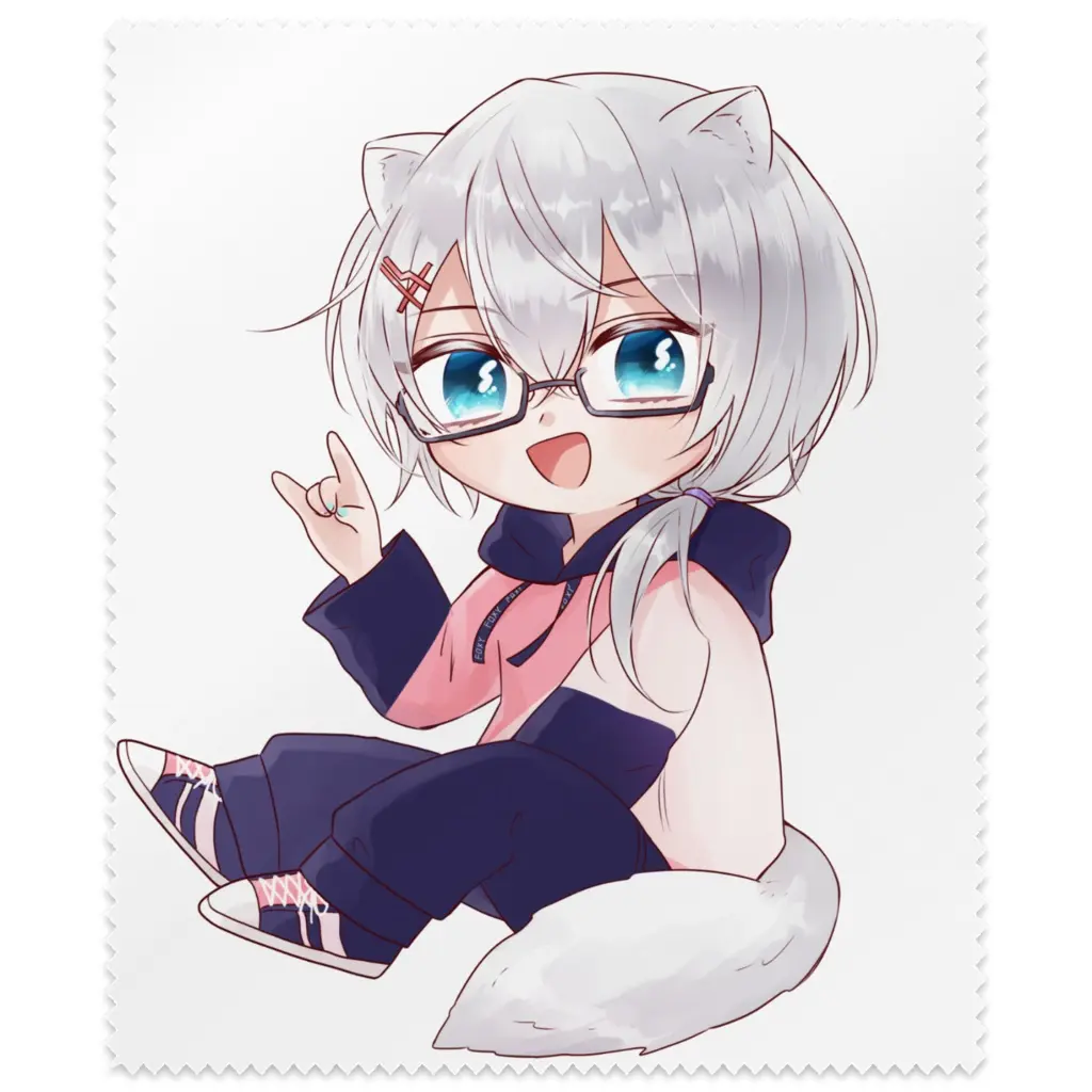 VTuber - Glasses Cleaner - Microfiber Cloth