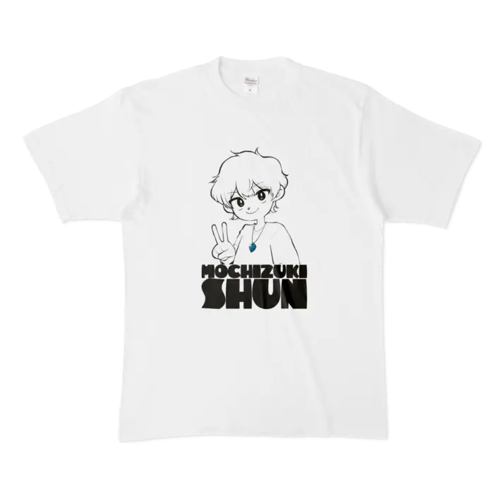 Mochizuki Shun - Clothes - T-shirts - VTuber Size-XL