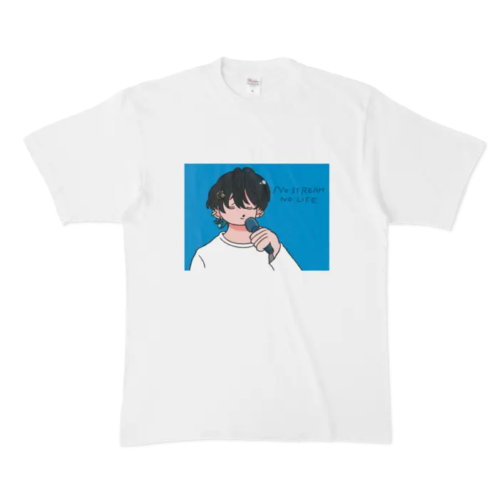 Mochizuki Shun - Clothes - T-shirts - VTuber Size-XL