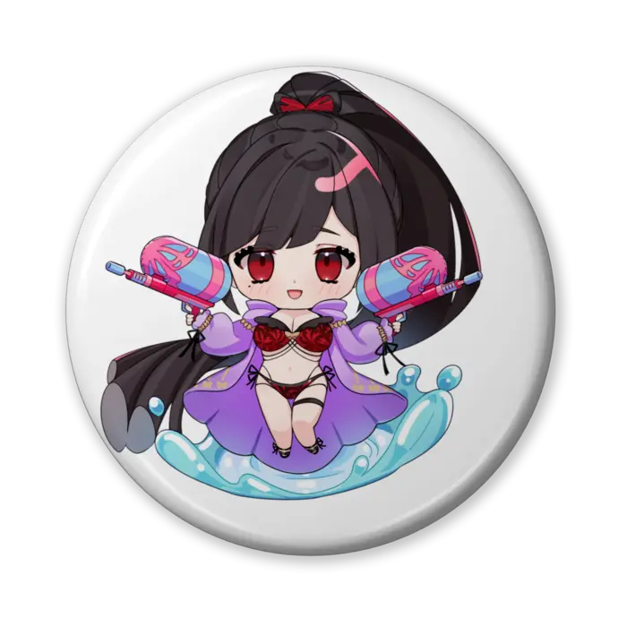 Akasaka Kuroha - Badge - VTuber