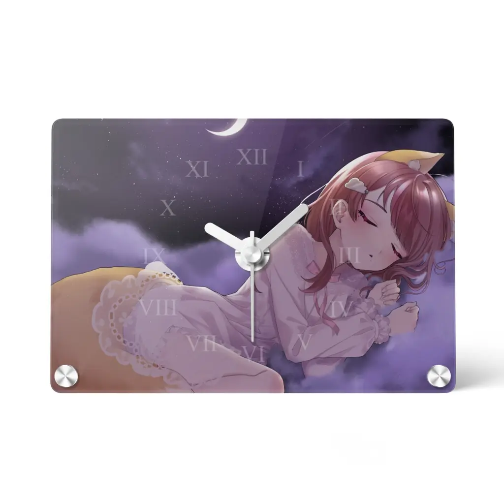 VTuber - Acrylic Block - Clock