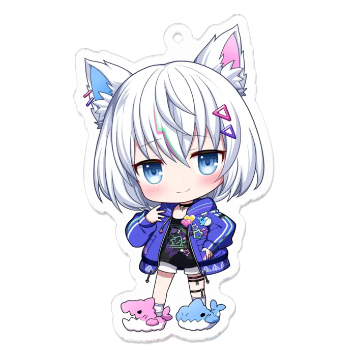 Asobe Amyu - Acrylic Key Chain - Key Chain - VTuber