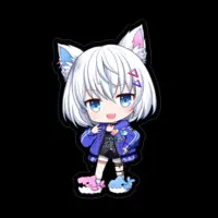 Asobe Amyu - Stickers - VTuber