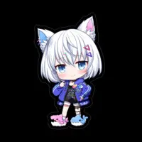 Asobe Amyu - Stickers - VTuber