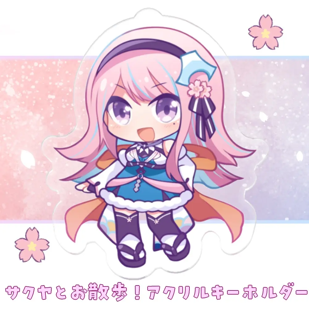 Konohana Sakuya - Key Chain - Acrylic Key Chain - VTuber