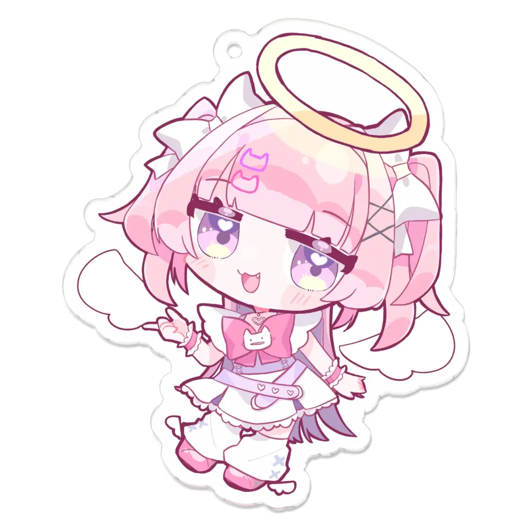 Momoneko Amu - Acrylic Key Chain - Key Chain - VTuber