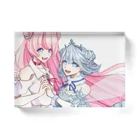 Yukino Crystal - Acrylic Block - VTuber