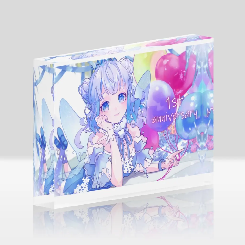 Yukino Crystal - Acrylic Block - VTuber