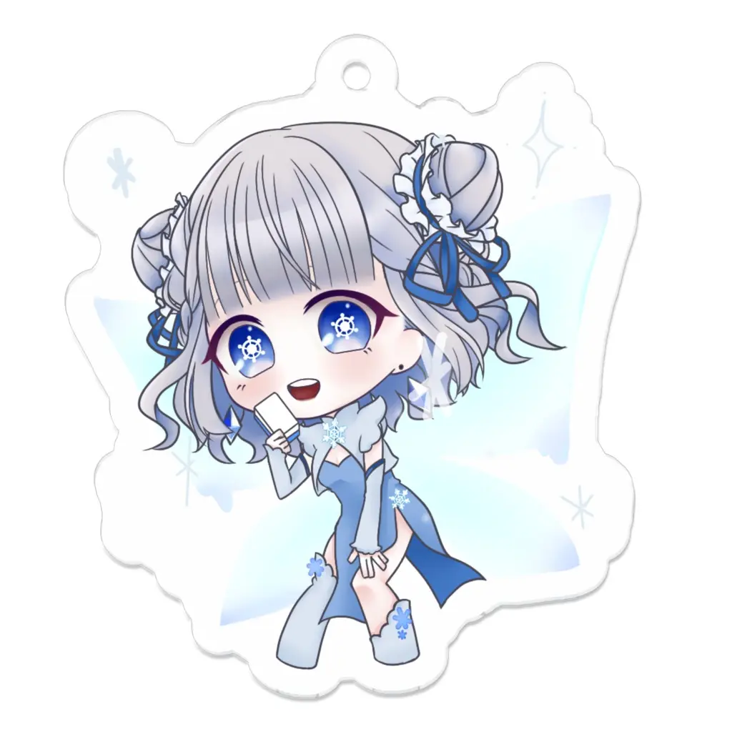 Yukino Crystal - Acrylic Key Chain - Key Chain - VTuber