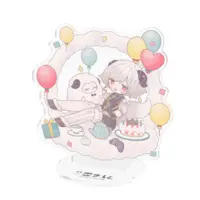 VTuber - Key Chain - Acrylic stand - Acrylic Key Chain Size-100x100mm