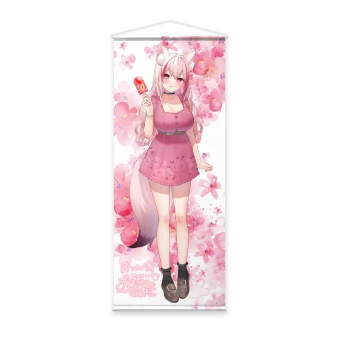 Ookami Kuon & Wakana Kohaku - Tapestry - Life-Size Tapestry - VTuber