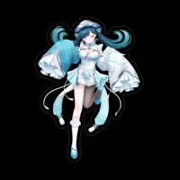 VTuber - Stickers Size-100 x 100 (mm)