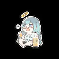 VTuber - Stickers Size-100 x 100 (mm)