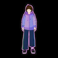 VTuber - Stickers Size-100 x 100 (mm)
