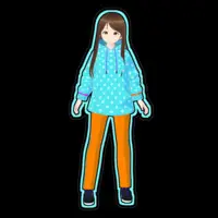 VTuber - Stickers Size-160 x 160 (mm)