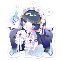 Yosuga - Key Chain - Acrylic Key Chain - VTuber Size-70 x 70 (mm)