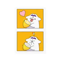 Mochino Foca - Stickers - VTuber Size-160 x 160 (mm)