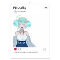 VTuber - Key Chain - Acrylic Key Chain Size-100 x 100 (mm)