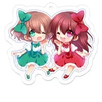 Yotsubane Stella & Momone Ciel - Acrylic Key Chain - Key Chain - VTuber