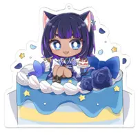 Kurage Kon - Key Chain - Acrylic Key Chain - VTuber Size-100 x 100 (mm)