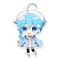 VTuber - Key Chain - Acrylic Key Chain Size-100 x 100 (mm)