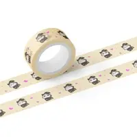 Masking Tape (もちはむマスキングテープ　ハロウィン黒服)